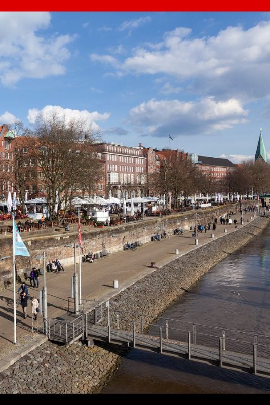 Schlachte Riverside Walk Bremen