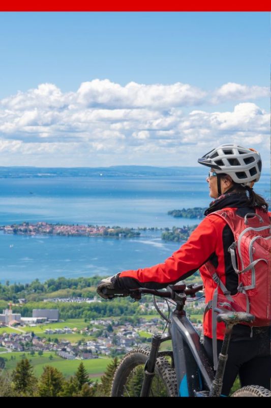 Biking round Lake Constance