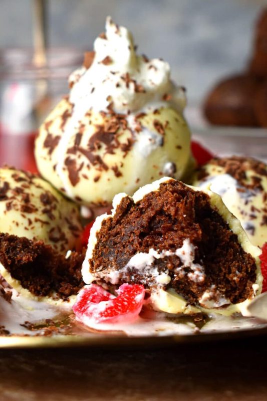 black forest cake balls