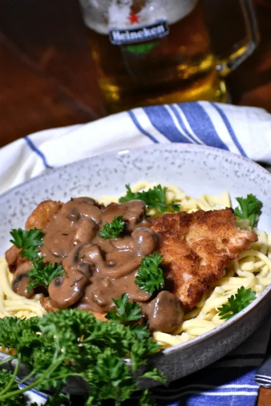 Jägerschnitzel 