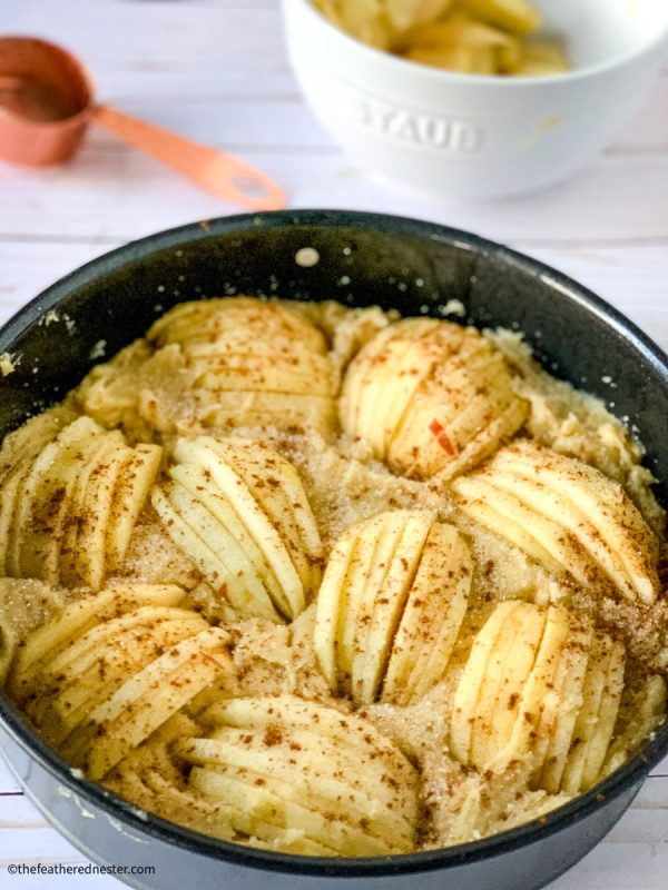 Versunkener Apfelkuchen