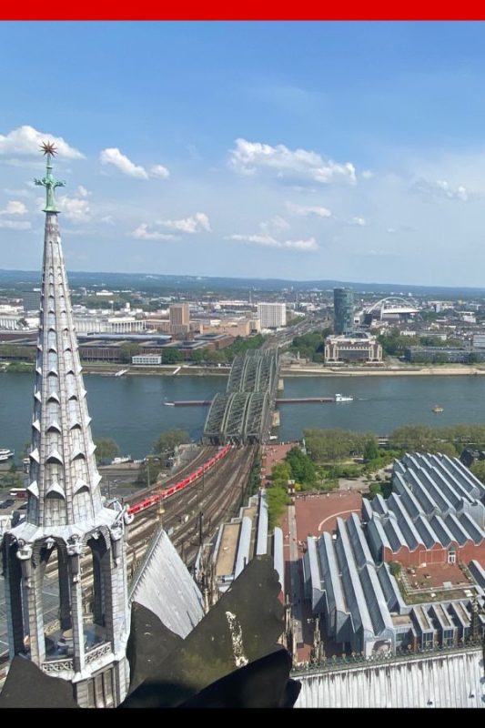 Views from the top of Cologne Cathedral