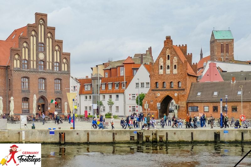 Wismar Harbour and Historic Water Gate (Wassertor)