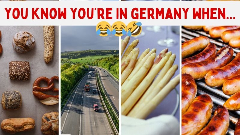 you know you're in Germany when