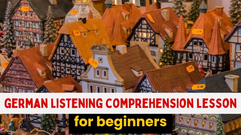 German comprehension exercise