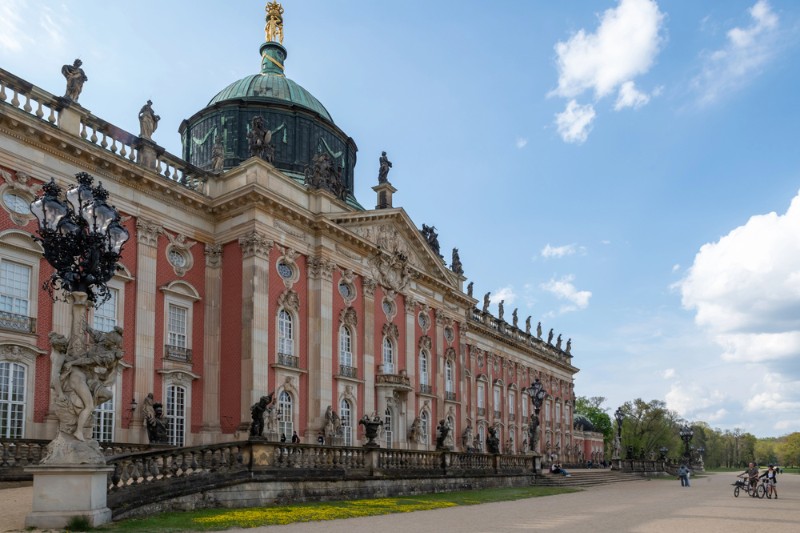 New Palace in Sanssouci park in Potsdam