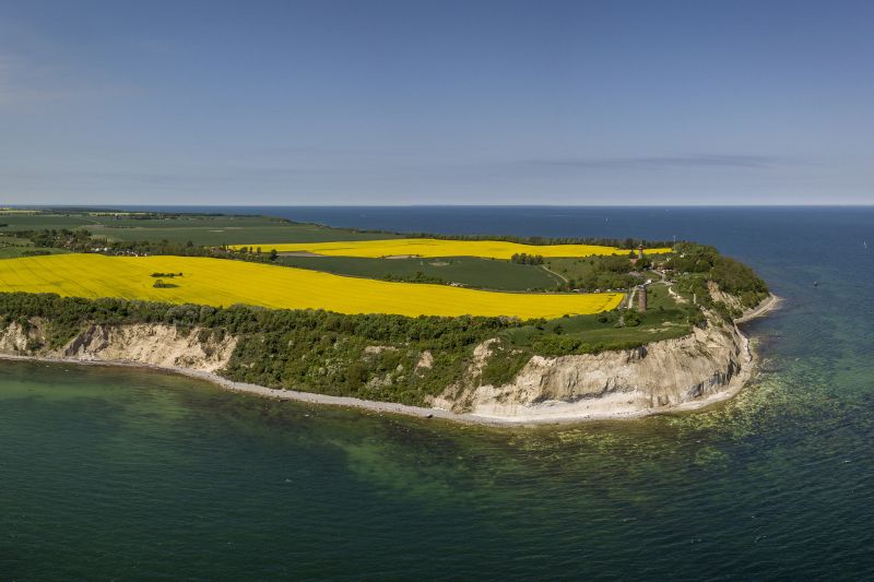 Chalk Cliffs on Cape Arkona on Rugen Island